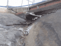 Damage to Twain Harte Dam