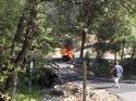 Jeep Fire on Phoenix Lake Road