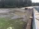 Twain Harte Lake drained