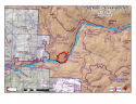 Dog Rock Fire map