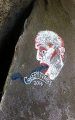 Yosemite vandalism near Vernal Falls