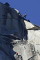 Near the summit of the Dawn Wall