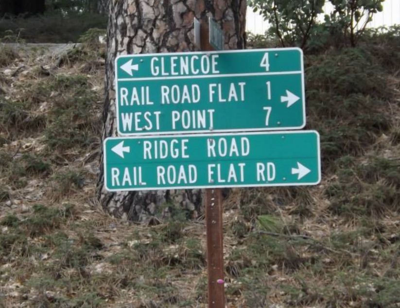 Rail Road Flat Sign Photo by Michael Lance Miller
