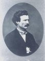 Mark Twain, 1865 portrait, a rare image