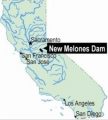 New Melones Location Map, Dept. of Reclamation