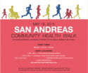 San Andreas Community Health Walk 2015 Flyer