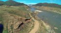 Quadcopter view of Parrotts Ferry Bridge