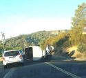 Asphalt Spilled from Truck