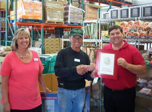 District-Director-Dana-Jorgensen awarded Leo Quintana, Calaveras County Male Senior of the Year