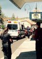 Sonora Police begin to investigate scene of injury incident in downtown Sonora, August 13, 2015