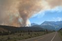 Walker Fire Viewed From Highway 120