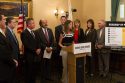 Kristin Olsen Leads Press Conference On Transportation