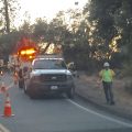 Caltrans Repairing Guardrail