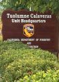 Cal Fire Tuolumne Calaveras Unit HQ sign