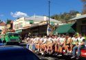 Sonora Football Team in the Sonora High Homecoming Parade 2015