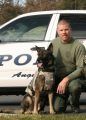 Sgt. Steve Poortinga and K-9 Kain of the Angels Camp Police Dept.