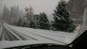Snow on HWY4 in Arnold