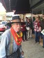 Mutz, Holding court at Mutz' 2015 Bean Feed