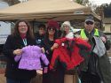 Interfaith Coat Drive and Santa-Fly-in at Standard Park volunteers (Middle: Star 92.7 Morningstar Cafe DJ Maryann Curmi)