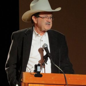 Closeup, Keynote Speaker Jim Hightower, Motherlode MLK Jr. Celebration 2016