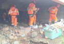 Trash clearing at Sonor bridge by Stockton Road