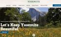Screen Shot of Yosemite Hospitality's New Website March 1, 2016