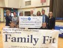 $25,000 Check Presented by Anthem Blue Cross at Family Fit Night, Sonora Elementary, April 28, 2016