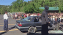 Every 15 minutes mock traffic collision