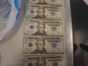 Counterfeit Cash Sonora Police Evidence Photo, Nicole and Bobby Cash Arrest