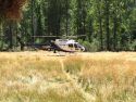 CHP helicopter medical rescue at Kennedy Meadows
