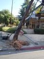 Power pole incident, S Washington St. and-Restano Way, Sonora Police Photo