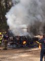 RV and shed fire in Columbia