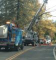PGE outage after truck hits power lines on Kewin Mill Road