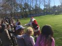 Santa-Fly-in and coat drive For Interfaith at Standard Park