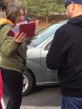 Group Surprises Elizabeth Mansfield