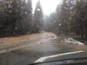Kewin Mill Road flooding view from Comstock Ranch