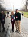 National VFW Scholarship First Place Winner Savannah Wittman and Vet On the Capitol Mall