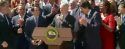 Governor Jerry Brown announces transportation plan