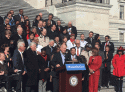 Governor Jerry Brown Speaks At US Capitol