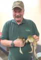 Frogmeister Ron Dwelley with Froggy Guests of Honor, 2017