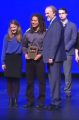 Levi Lowe receives National Poetry Out Loud participation-plaque in D.C.