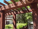 Coffill Park Sign, downtown Sonora