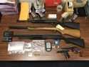 Drugs and guns seized