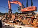Chevron Station demolished on Mono Way