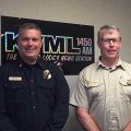 Cal Fire Tuolumne-Calaveras County Unit Chief Josh White and Deputy Chief of the Stanislaus National Forest Steve Baran