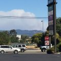 Detwiler Fire smoke seen from Mono Way and Greenley-Road