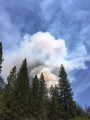 South Fork Fire Visible From Pine Tree Market
