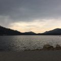 Thunderstorms over Tenaya Lake in Yosemite