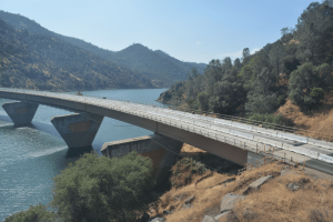 James E Roberts Hwy 120 Bridge as decking removal is underway Sept 12 2017