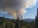 Railroad Fire Plume